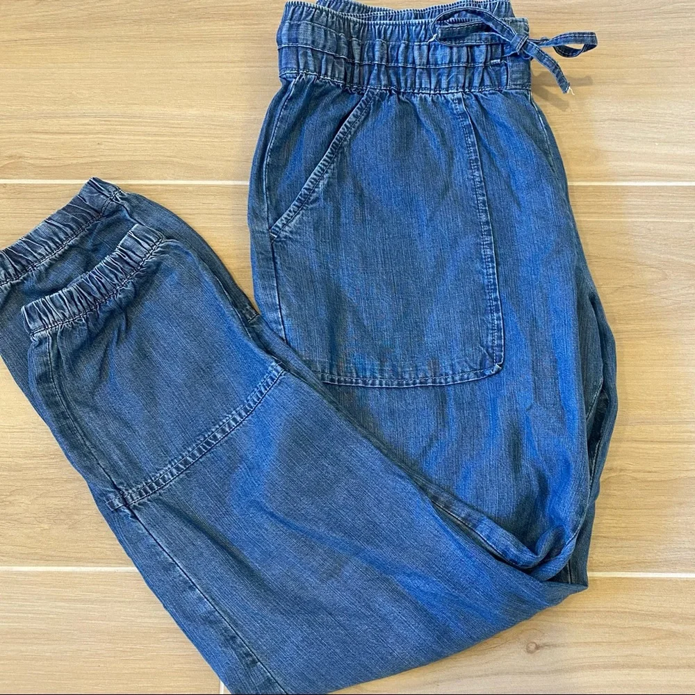 LUCKY BRAND~LIGHT WEIGHT HIGH RISE DENIM JOGGER~SMALL - Picture 5 of 8